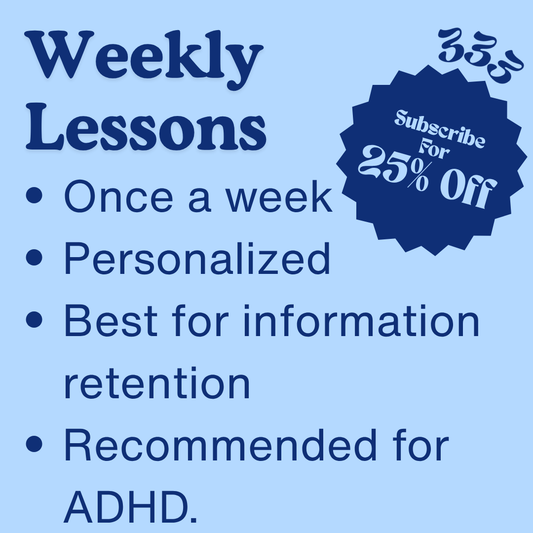 Weekly Lessons