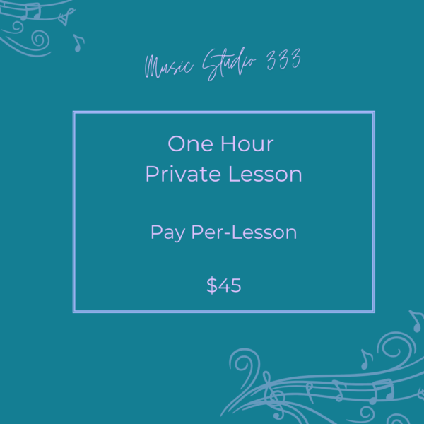 One Hour Private Lesson - Weekly